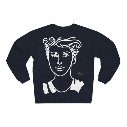 Unisex Crew Neck Sweatshirt (EU) - Motiv Lars & Lars (weiß)