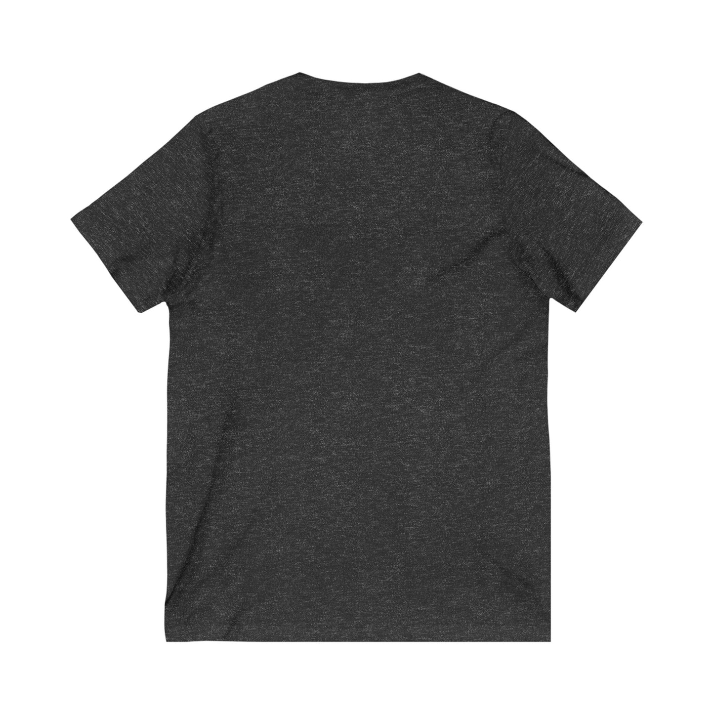 Unisex Jersey Short Sleeve V-Neck Tee - Motiv: Front Lars orange-braun