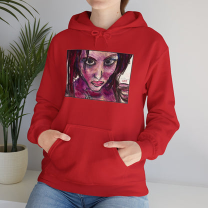 Unisex Heavy Blend™ Hooded Sweatshirt - Motiv Frontseite "Lola", H 19 cm