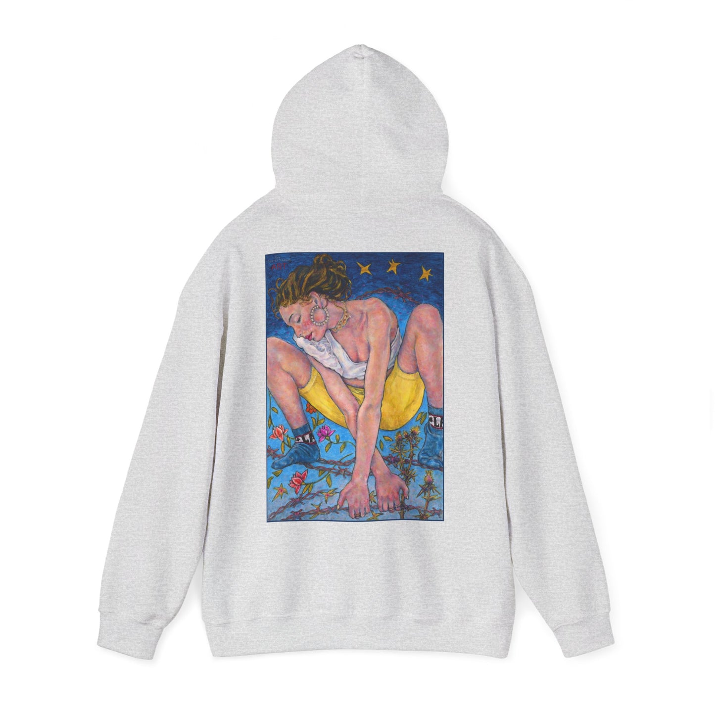 Unisex Heavy Blend™ Hooded Sweatshirt - Motiv: Rückseite "Alva", H43 cm