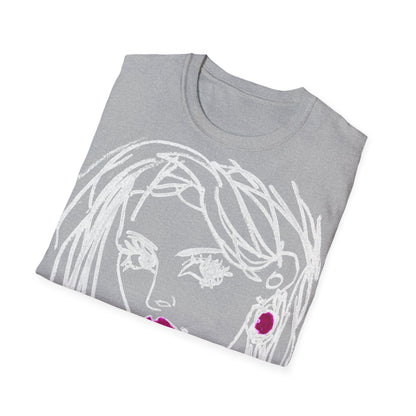 Unisex Softstyle T-Shirt - Motiv: Front Raja, H 49cm sw