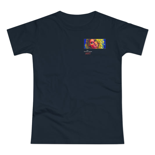 Single Jersey Women's T-shirt - dunkel - Motiv: Mascha, H 5 cm