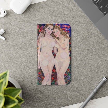 Flip Cases - Motiv: Waldnymphen, Schwarz, Seifenblasen