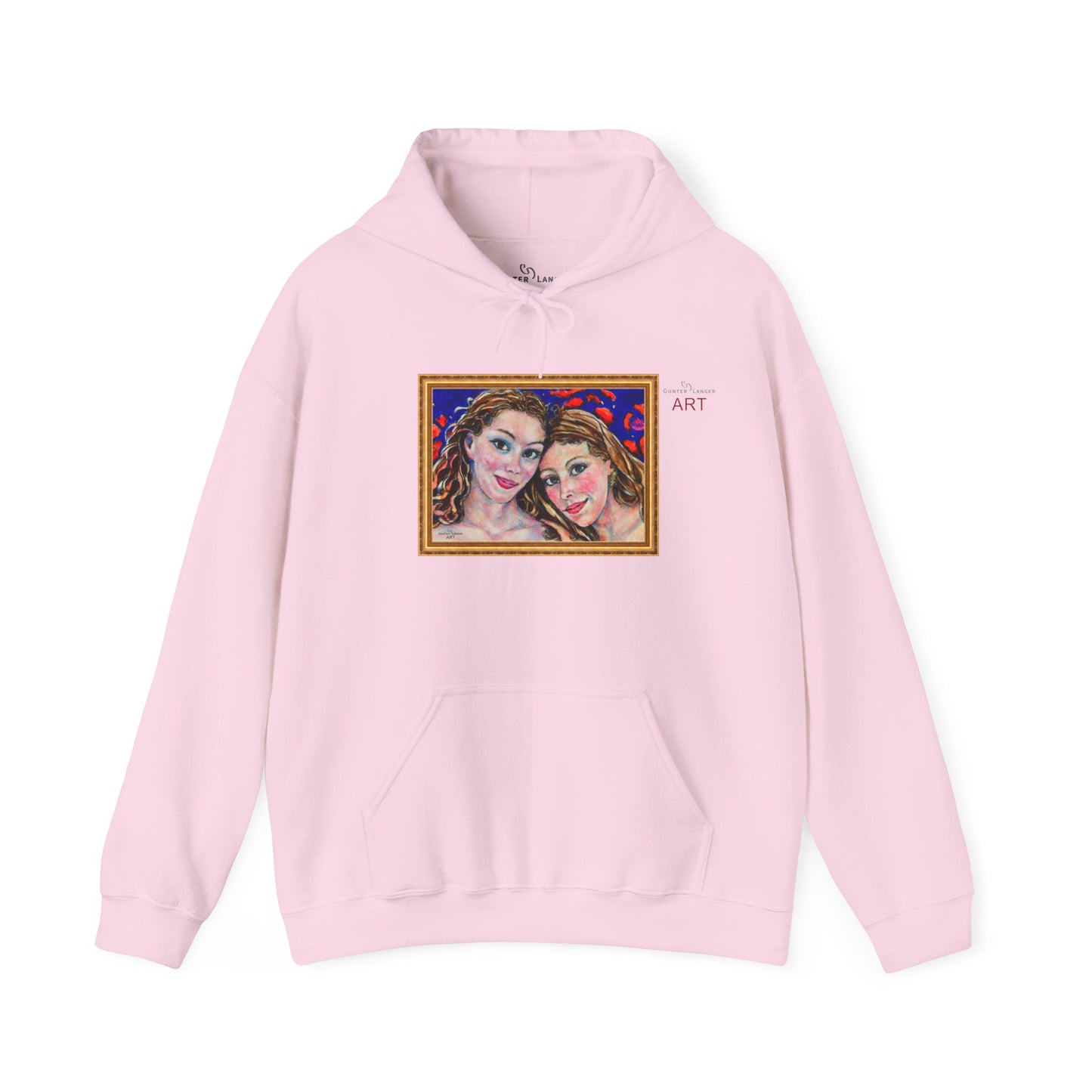 Unisex Heavy Blend™ Hooded Sweatshirt - Motiv: Front "Freundinnen" H 17,5 cm