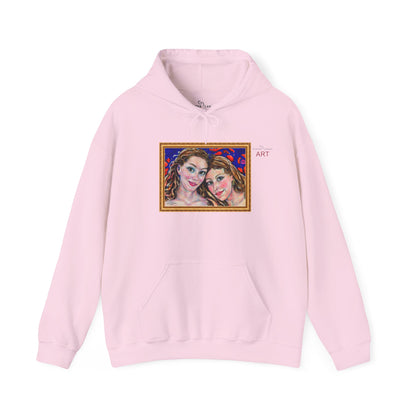 Unisex Heavy Blend™ Hooded Sweatshirt - Motiv: Front "Freundinnen" H 17,5 cm