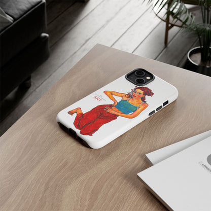 Tough Cases - iPhone - Motiv: Lea, Weiß