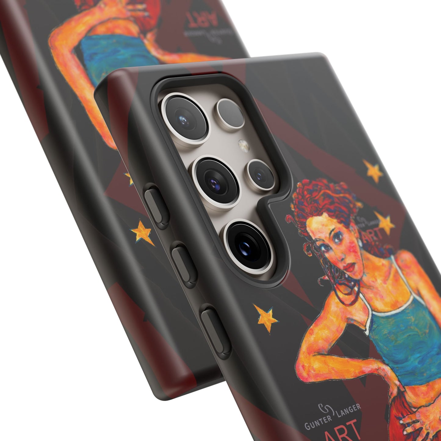 Tough Cases - Google Pixel - Samsung Galaxy - Motiv: Lea, Sternenhimmel, Mikado3