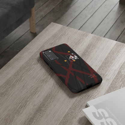 Tough Cases - Google Pixel - Samsung Galaxy - Motiv:  "Miau" klein H 8 cm, Sternenhimmel, Mikado3