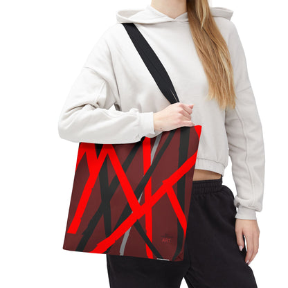 Tote Bag (AOP) - Motiv: Mikado, Rot