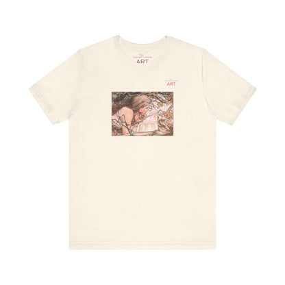 Jersey Short Sleeve Tee - Motiv: Front Antonia, H 15,73 cm