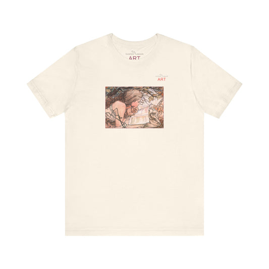 Jersey Short Sleeve Tee - Motiv: Front Antonia, H 15,73 cm