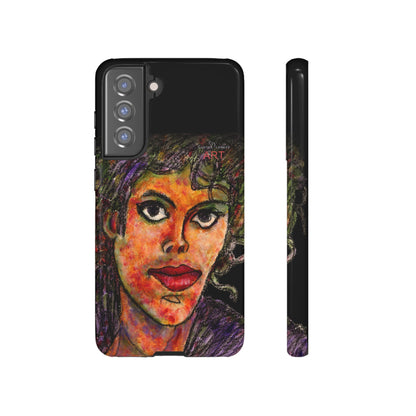 Tough Cases - Google Pixel - Samsung Galaxy - Motiv: MJ, Schwarz
