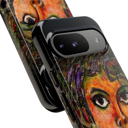 Tough Cases - Google Pixel - Samsung Galaxy - Motiv: MJ, Schwarz