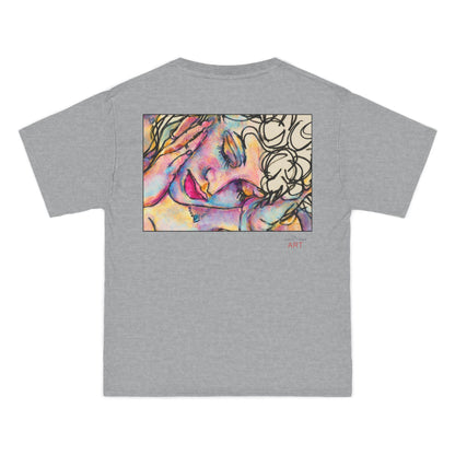 Beefy-T®  Short-Sleeve T-Shirt - Motiv: Front Mara, H 20 cm & Rückseite Mara, H 26 cm