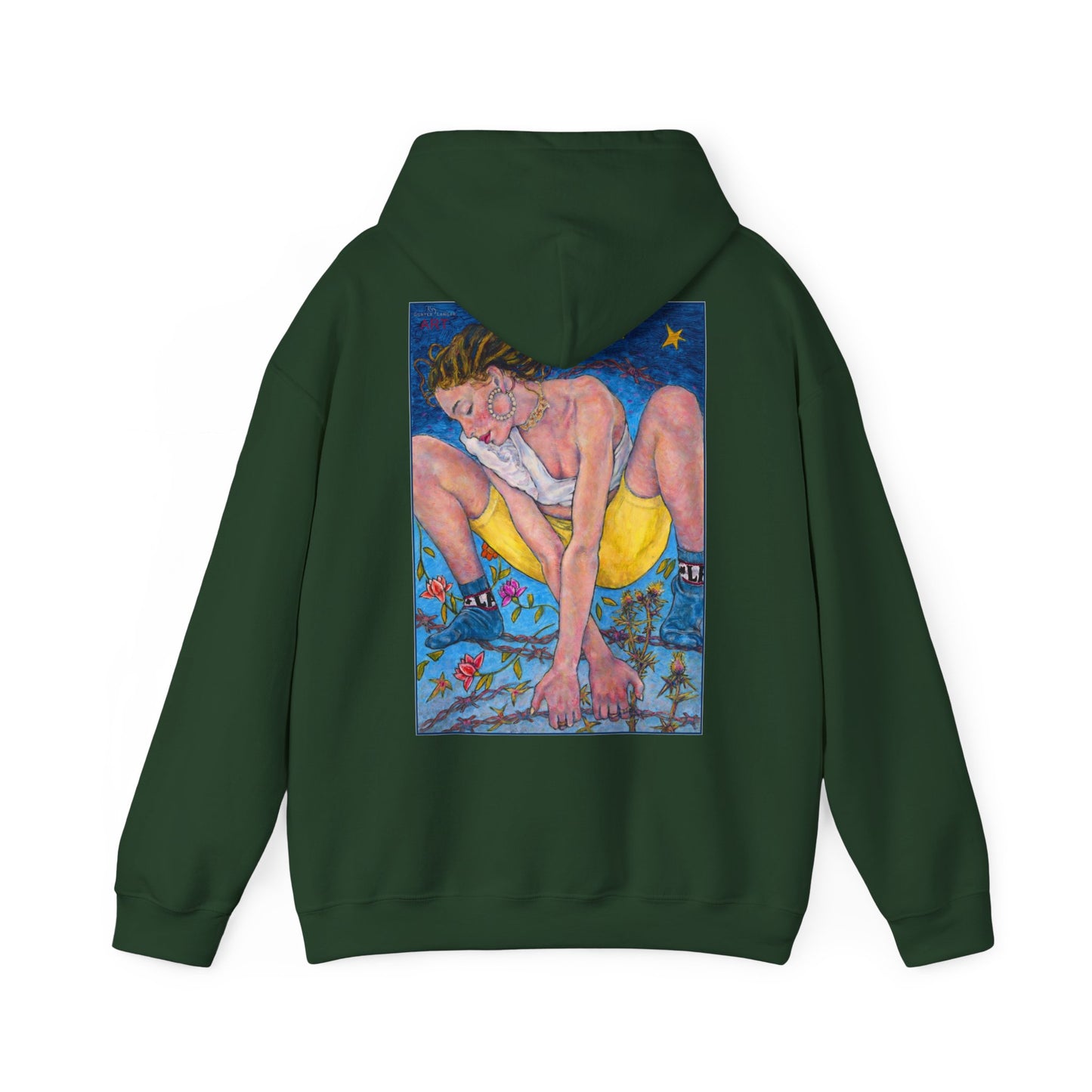 Unisex Heavy Blend™ Hooded Sweatshirt - Motiv: Rückseite "Alva", H43 cm