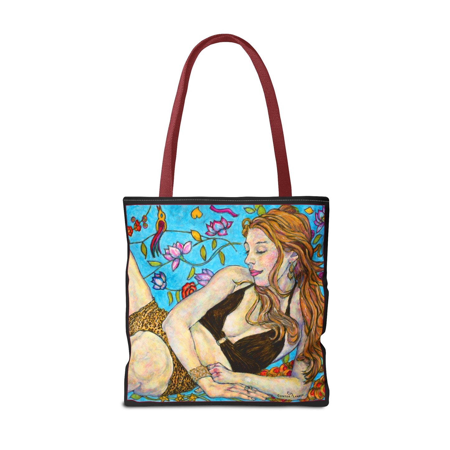 Tote Bag (AOP) - Motiv: Ida & Ida, Schwarz