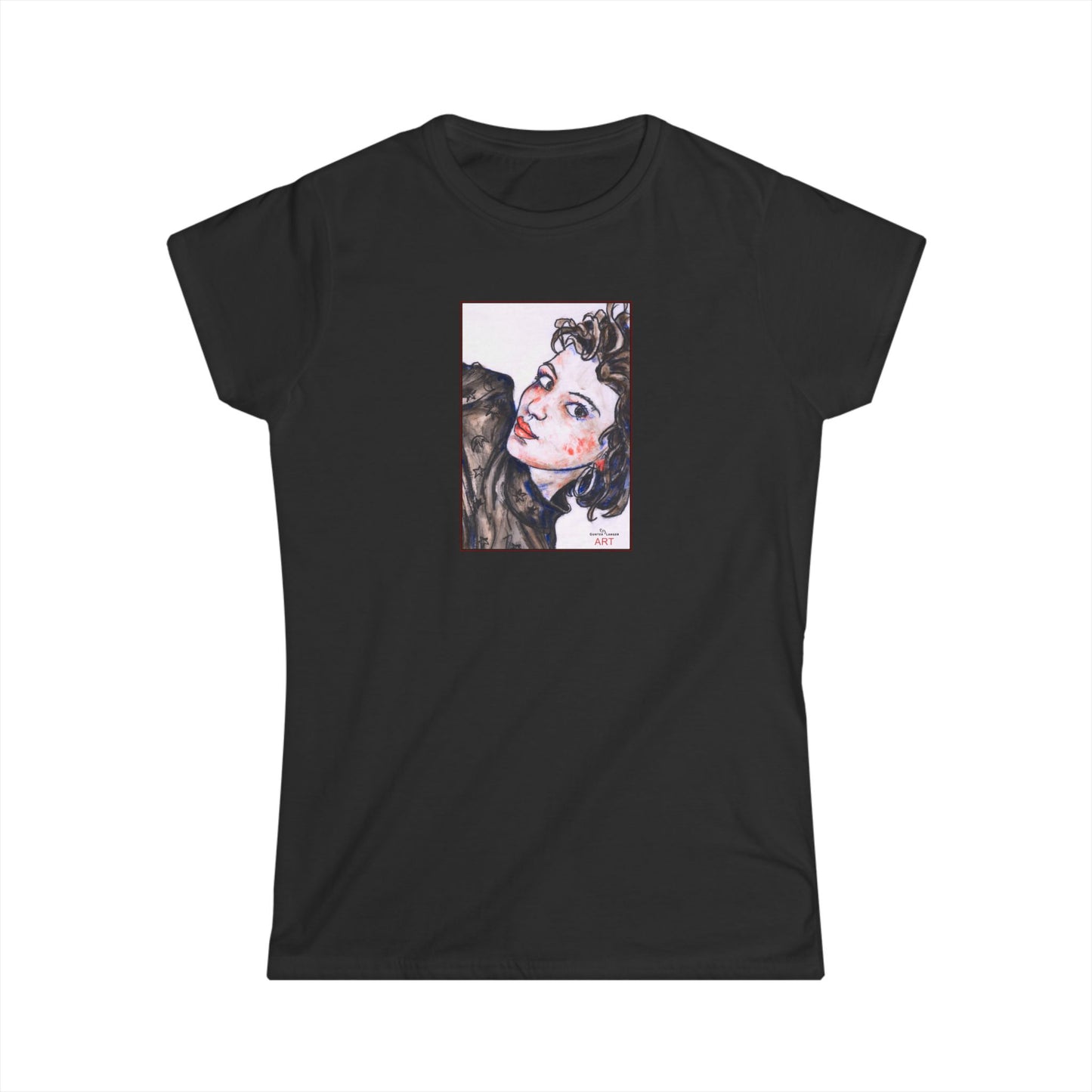 Women's Softstyle Tee - Motiv: Front Annette & Rückseite Annette