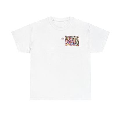 Unisex Heavy Cotton Tee - Motiv:  Motiv: Front Mara, H 9 cm & Rückseite Mara, H 27 cm