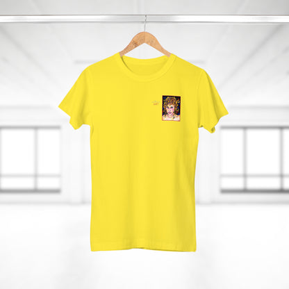 Single Jersey Women's T-shirt - Motiv: Antonietta, Front  H 9 cm & Rückseite H 37 cm