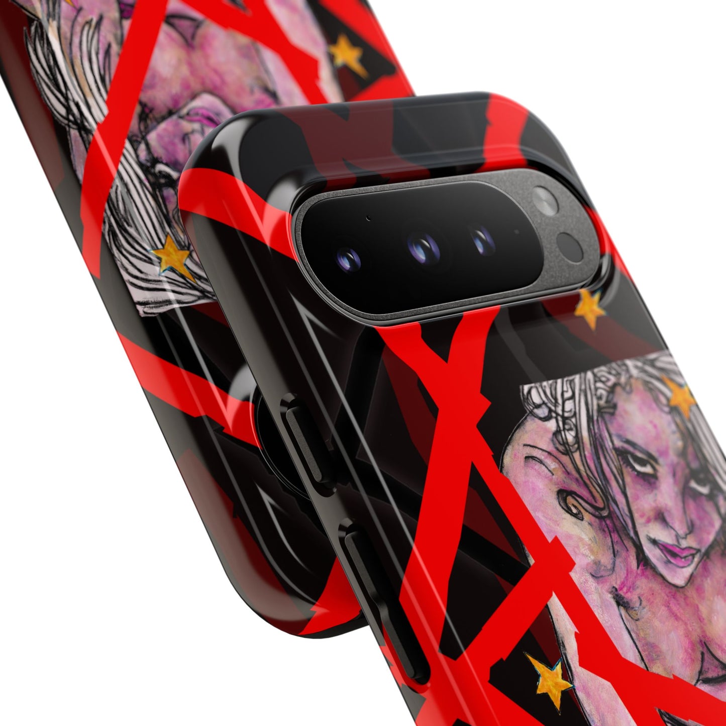 Tough Cases - Google Pixel - Samsung Galaxy - Motiv: Stella, Mikado