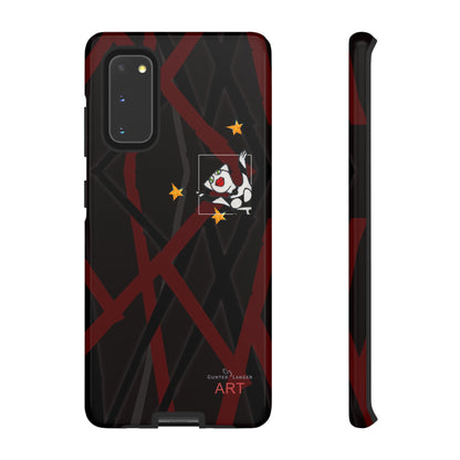 Tough Cases - Google Pixel - Samsung Galaxy - Motiv:  "Miau" klein H 8 cm, Sternenhimmel, Mikado3