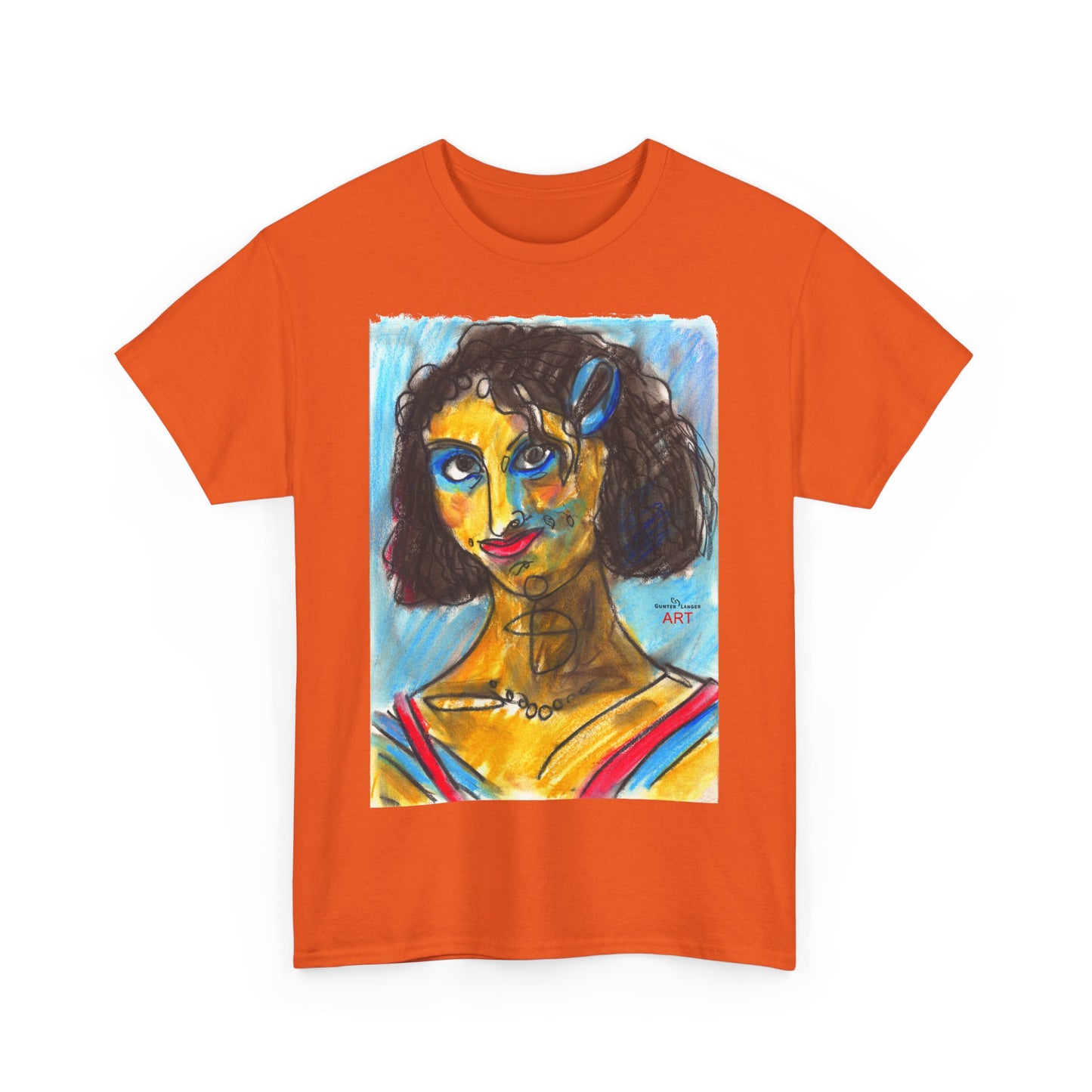 Unisex Heavy Cotton Tee - Motiv: Front Frechdax