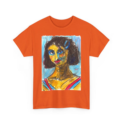 Unisex Heavy Cotton Tee - Motiv: Front Frechdax