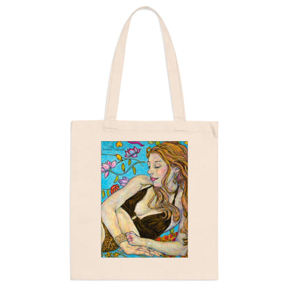 Tote Bag - Motiv: Ida (halb, Hochformat), einseitig bedruckt, H30,5 cm