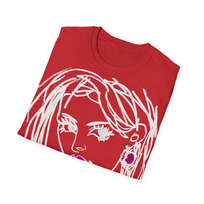 Unisex Softstyle T-Shirt - Motiv: Front Raja, H 49cm sw