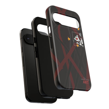 Tough Cases - Google Pixel - Samsung Galaxy - Motiv:  "Miau" klein H 8 cm, Sternenhimmel, Mikado3