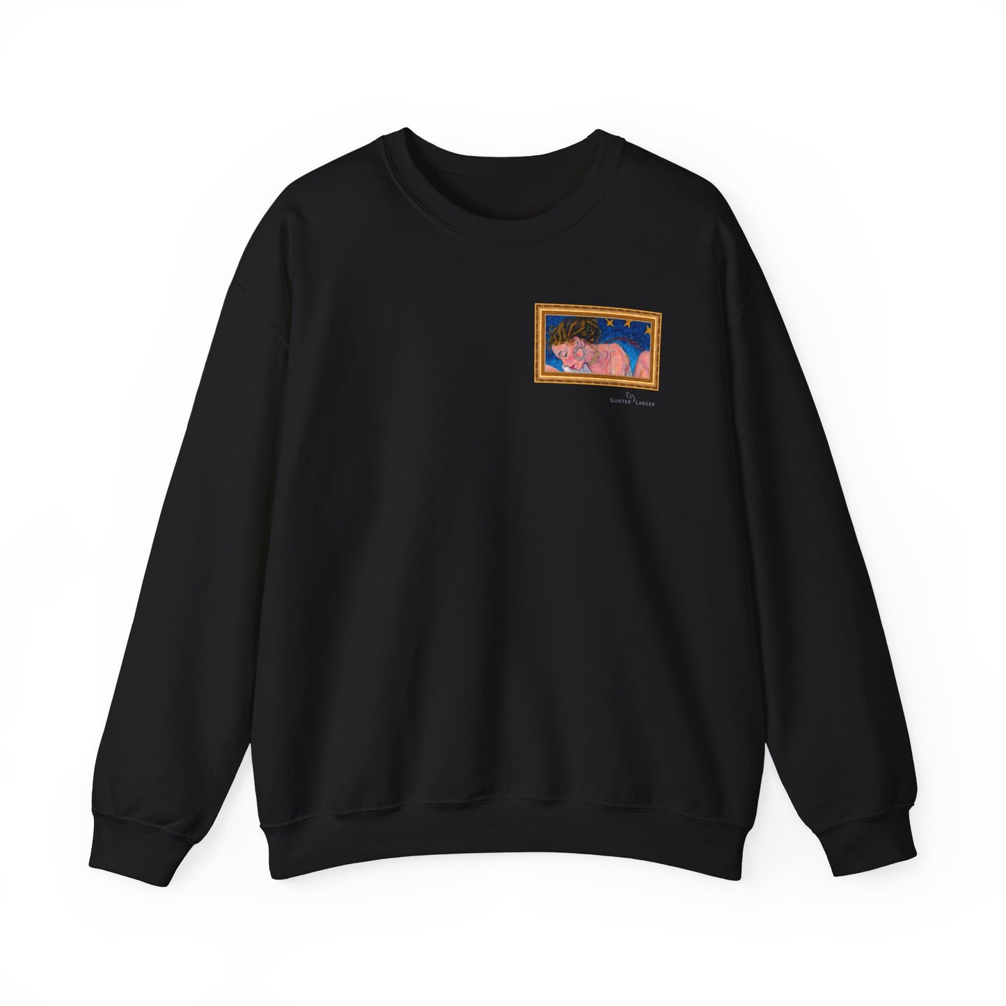 Unisex Heavy Blend™ Crewneck Sweatshirt - Motiv: Front Alva (Ausschnitt) &  Rückseite Alva