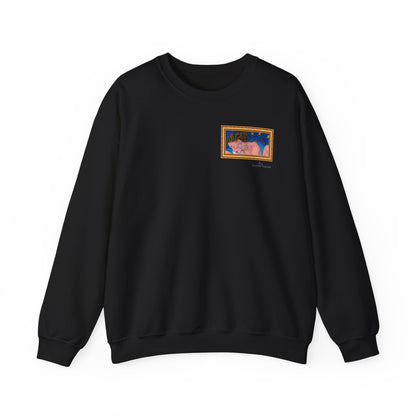 Unisex Heavy Blend™ Crewneck Sweatshirt - Motiv: Front Alva (Ausschnitt) &  Rückseite Alva