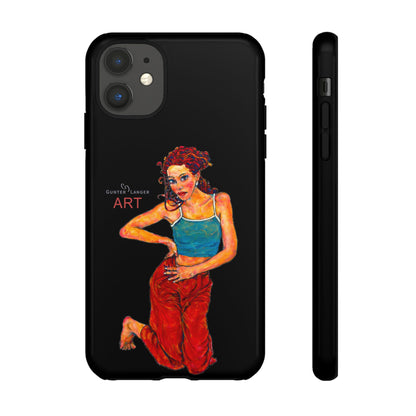 Tough Cases - iPhone - Motiv: Lea, Schwarz