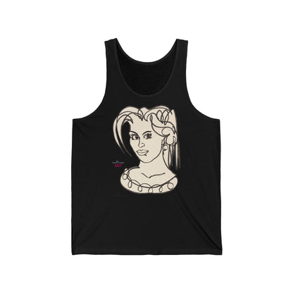 Unisex Jersey Tank- Motiv "Magda" H 32 cm