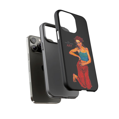 Tough Cases - iPhone - Motiv: Lea, Schwarz