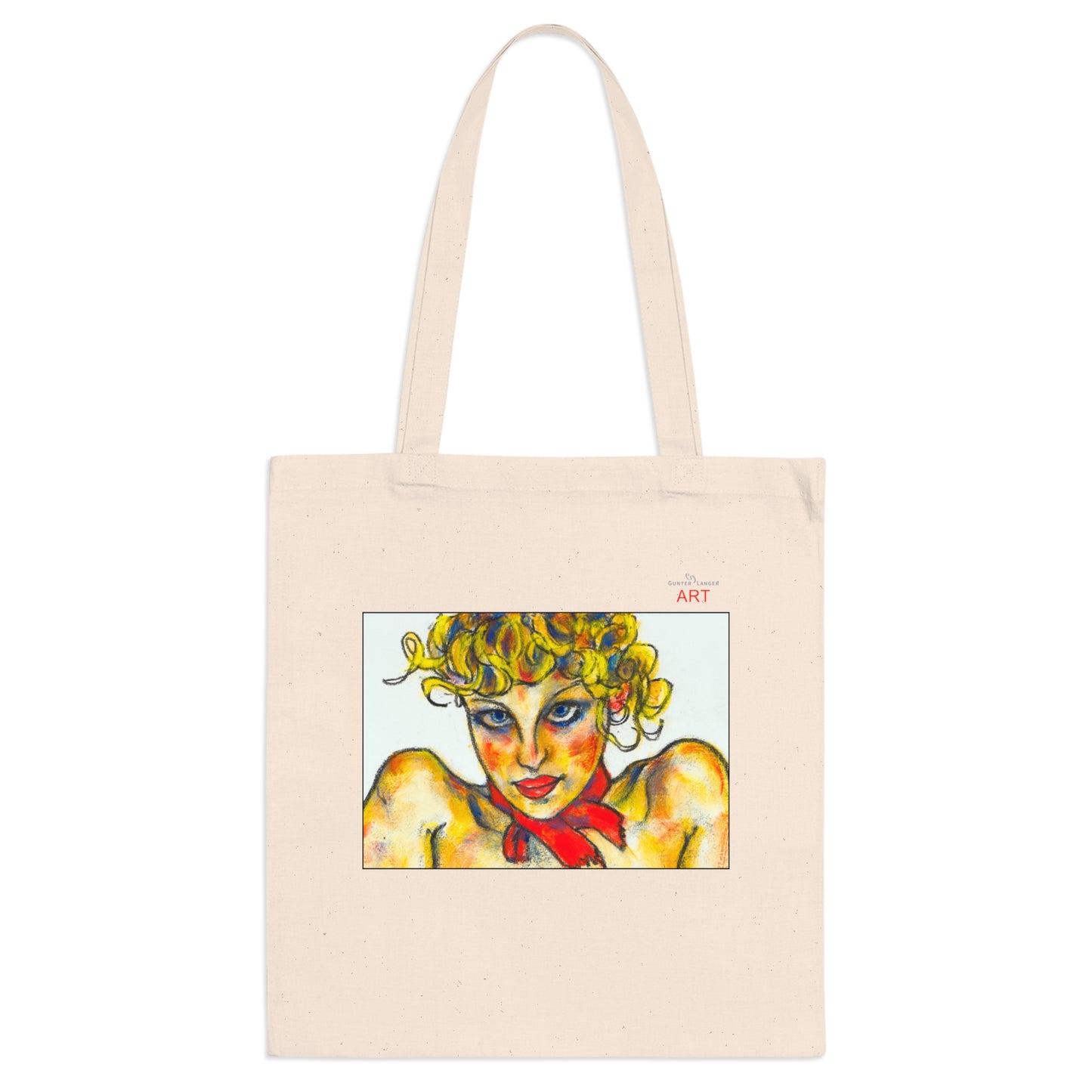 Tote Bag - Motiv: Ina, einseitig bedruckt, H 18 cm