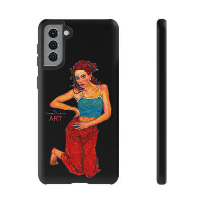 Tough Cases - Google Pixel - Samsung Galaxy - Motiv: Lea, Schwarz