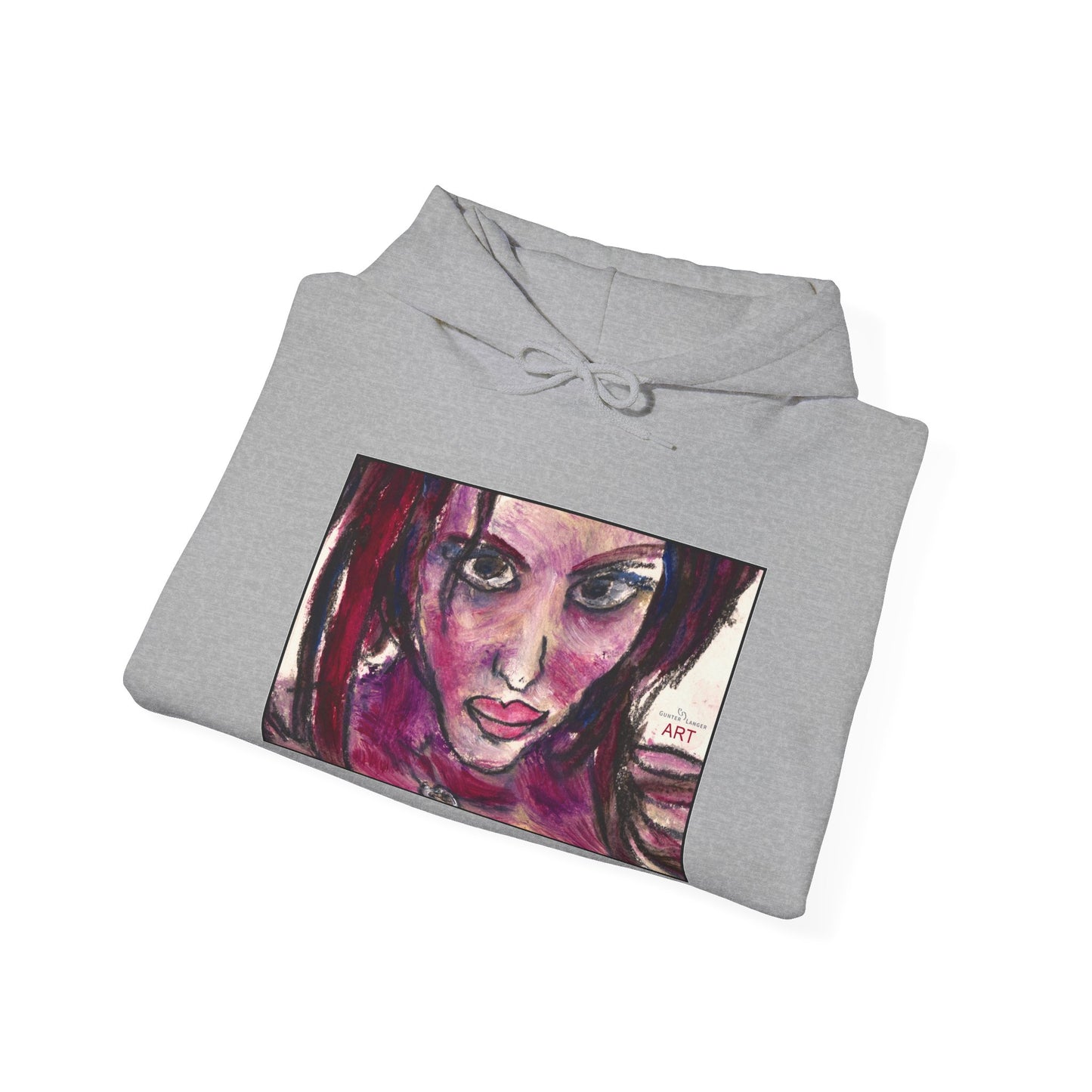Unisex Heavy Blend™ Hooded Sweatshirt - Motiv Frontseite "Lola", H 19 cm