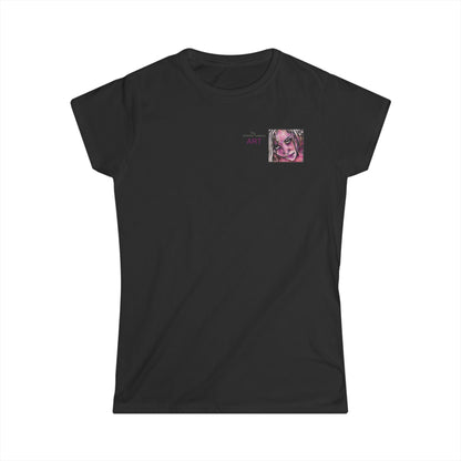 Women's Softstyle Tee - Motiv: Front, Stella, H 6,3 cm