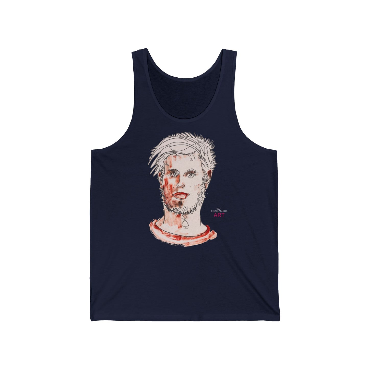 Unisex Jersey Tank- Motiv "Markus" H 32 cm