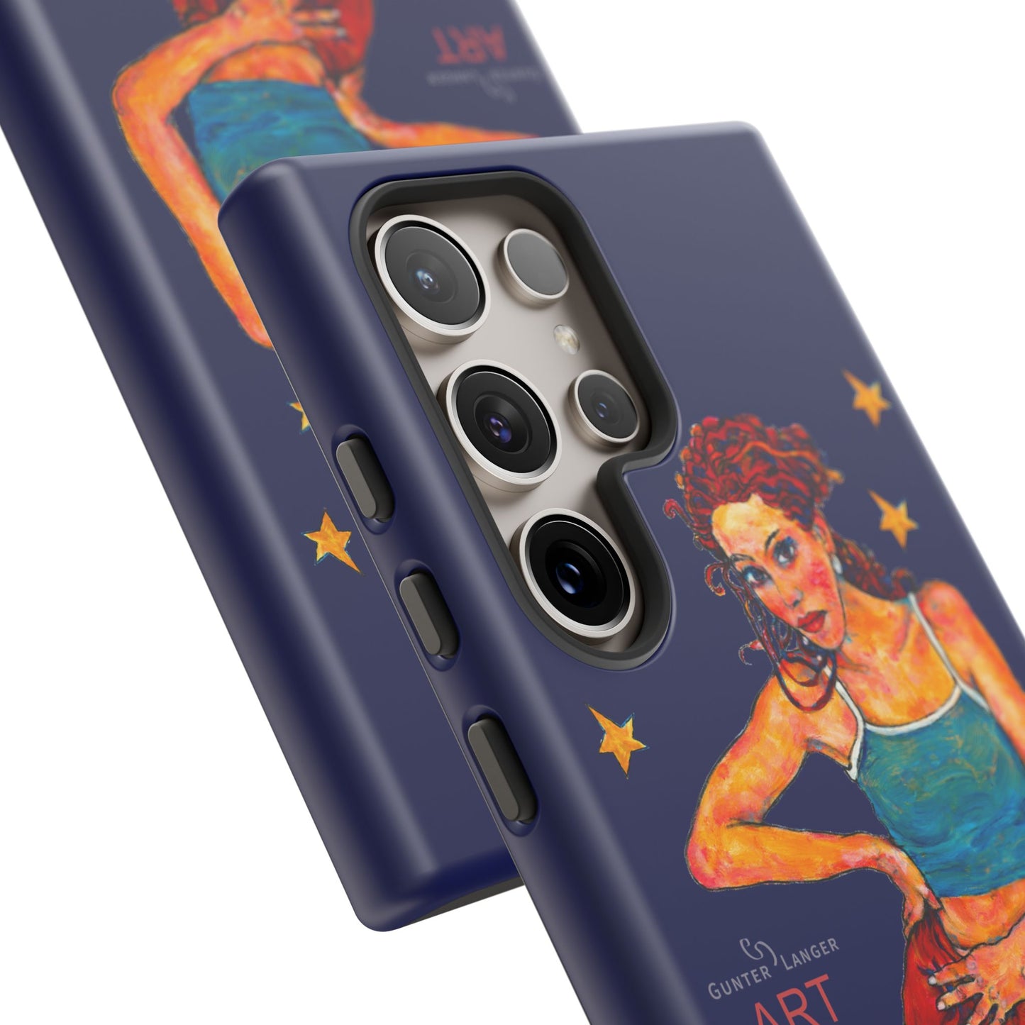 Tough Cases - Google Pixel - Samsung Galaxy - Motiv: Lea, Sternenhimmel