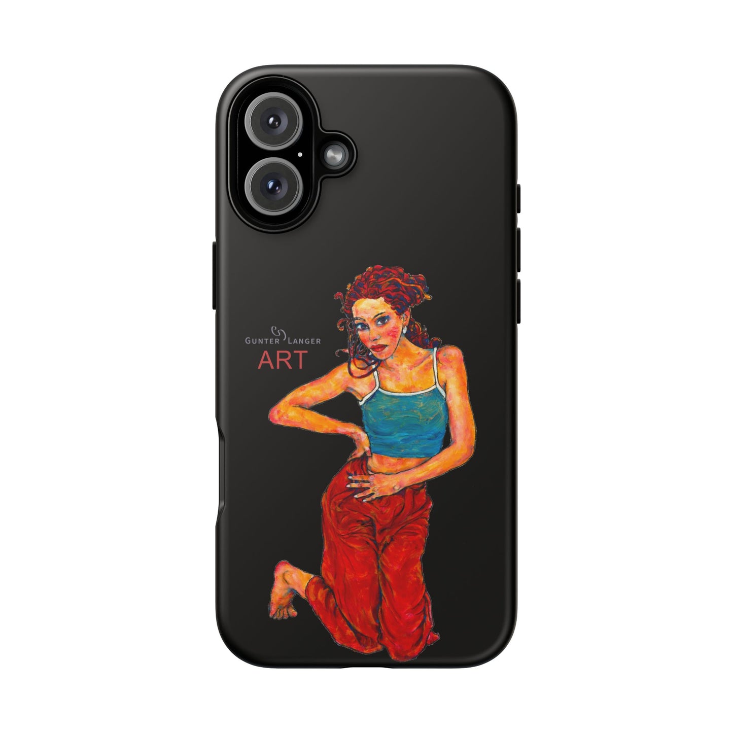 Tough Cases - iPhone - Motiv: Lea, Schwarz