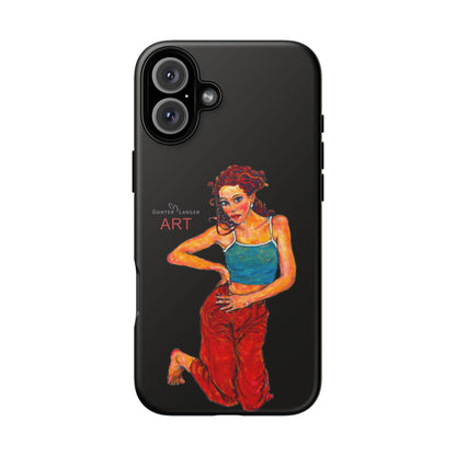 Tough Cases - iPhone - Motiv: Lea, Schwarz