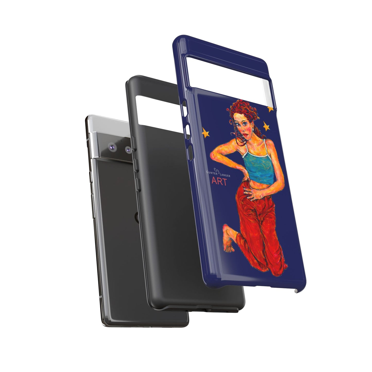 Tough Cases - Google Pixel - Samsung Galaxy - Motiv: Lea, Sternenhimmel