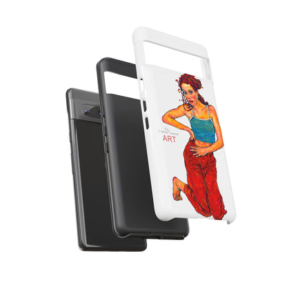 Tough Cases - Google Pixel - Samsung Galaxy - Motiv: Lea, Weiß