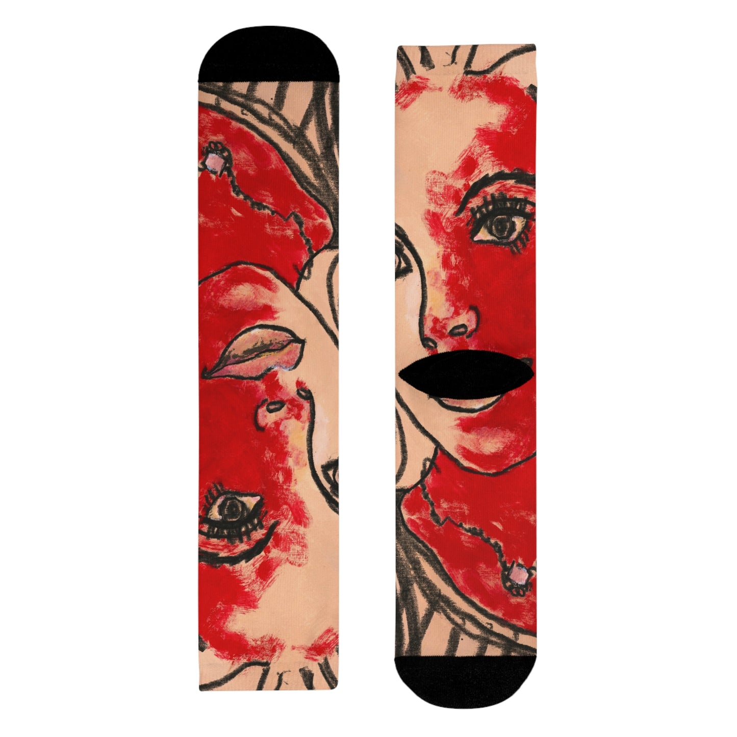 Sublimation Crew Socks (EU) - Motiv: Christina 2