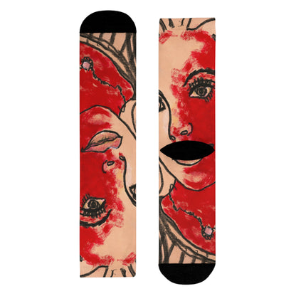 Sublimation Crew Socks (EU) - Motiv: Christina 2