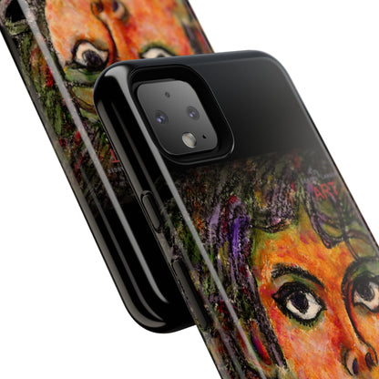 Tough Cases - Google Pixel - Samsung Galaxy - Motiv: MJ, Schwarz