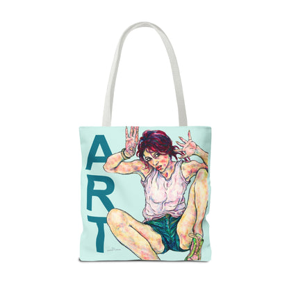 Tote Bag (AOP) - Motiv: Siegesgöttin, Flieder