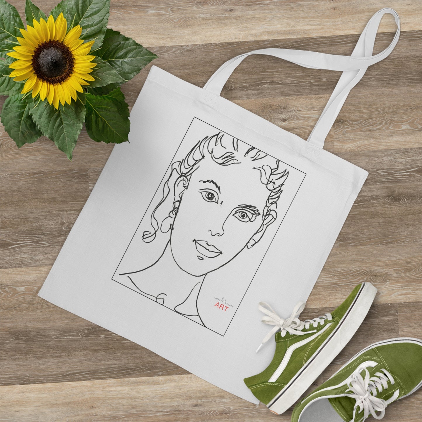 Tote Bag - Motiv: Berit, einseitig bedruckt, H30,5 cm